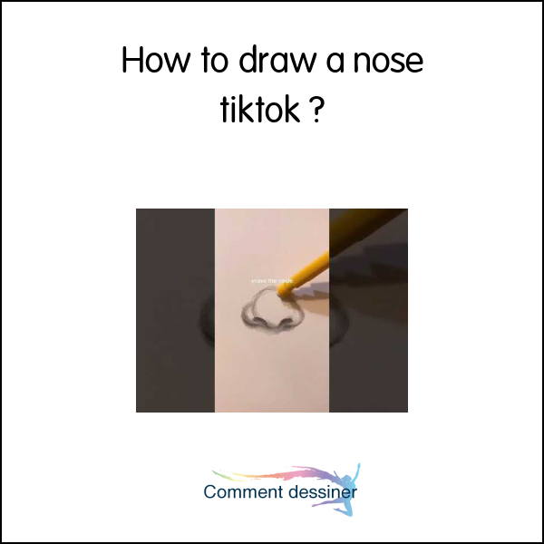 How to draw a nose tiktok